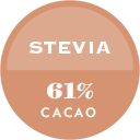 Stevia 61% Cacao