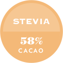 Stevia 58% Cacao