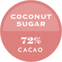 Coconut Sugar 72% Cacao