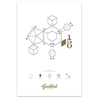 Guittard 150th Anniversary Commemorative Letterpress Poster  - Theobroma Compound