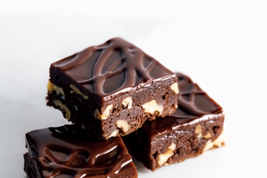 Brownie with Milk Chocolate Ganache