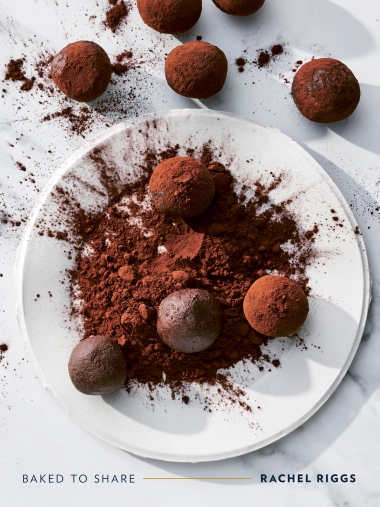Dark Chocolate Tahini Truffles