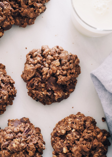 Super-Natural Double Chocolate Chunky Cookies
