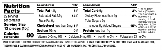 Milk Chocolate Baking Chips