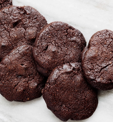 58% Stevia Double Dark Chocolate Cookies